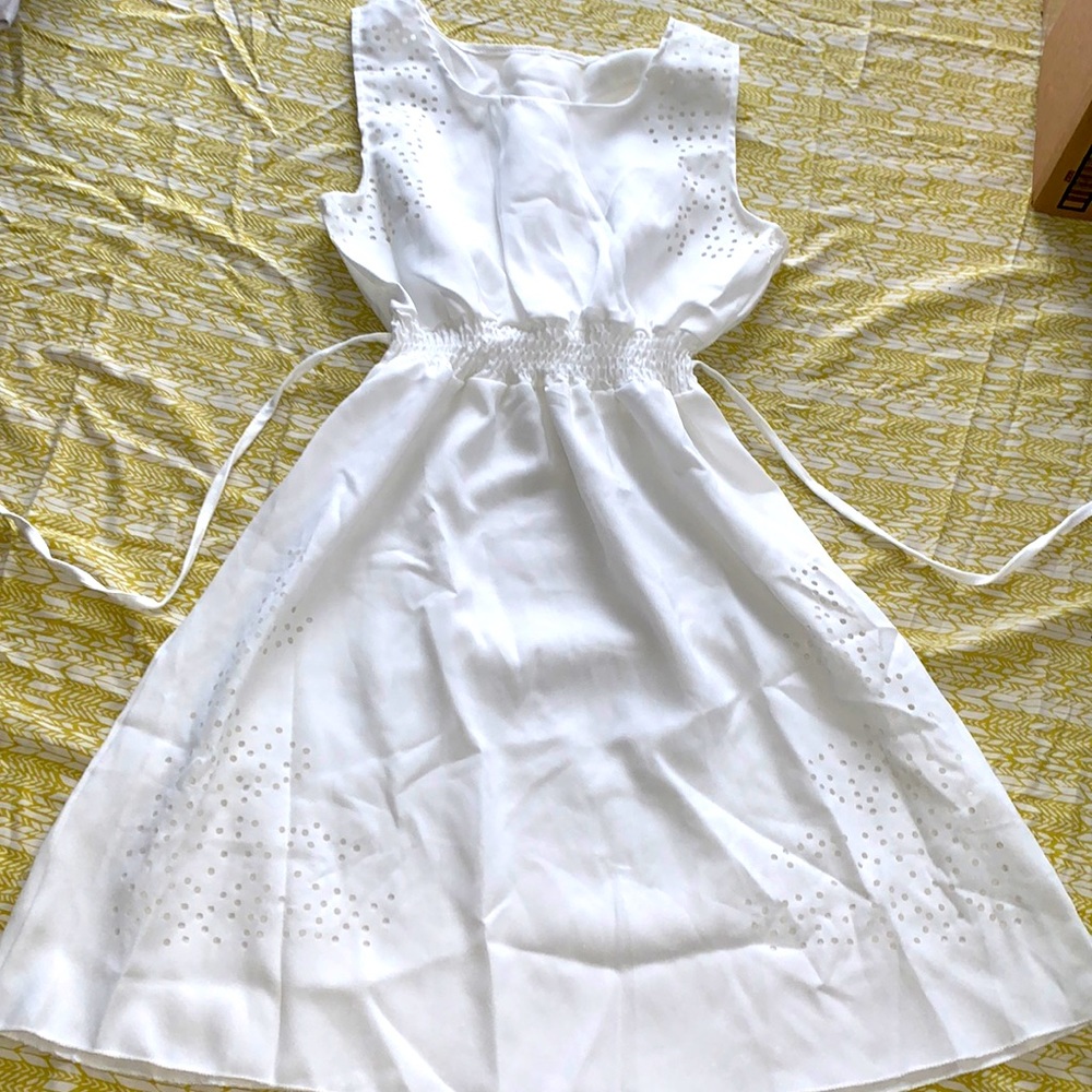 NWOT white dress/coverup